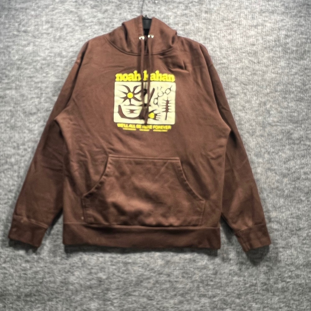 Noah Kahan Well All Be Here Forever North America Tour 2024 Brown Hoodie Medium